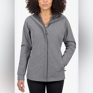 Kirkland Signature women's gray softshell jacket